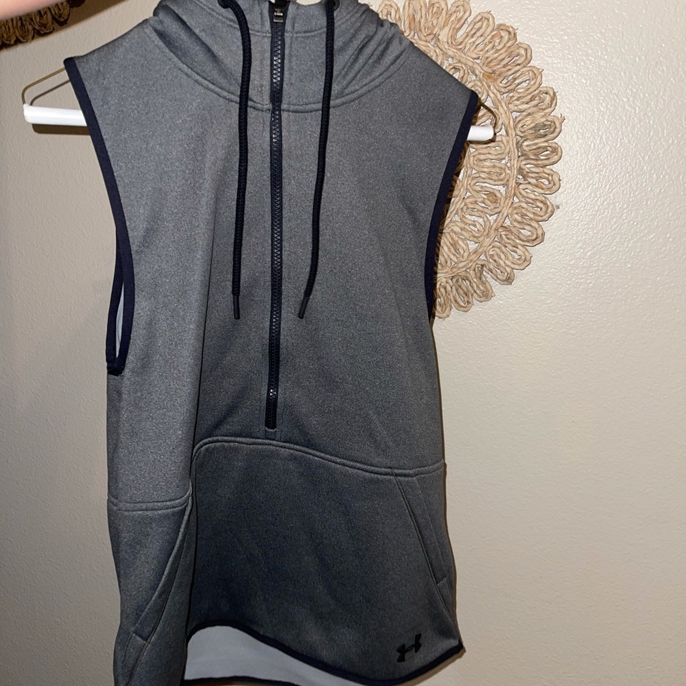 Under armor running jacket vest